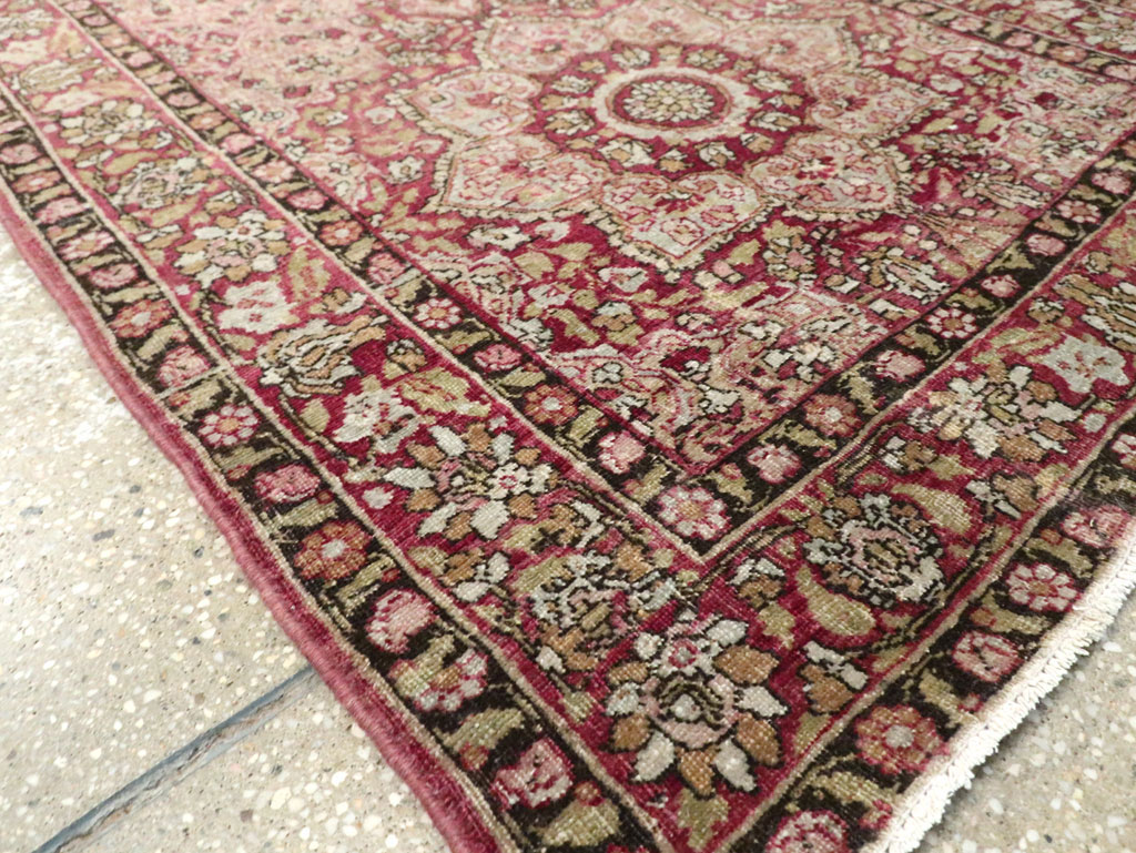 Antique Persian Mashad Runner, No.20313 - Gsblank