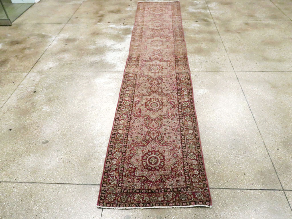 Antique Persian Mashad Runner, No.20313 - Gsblank