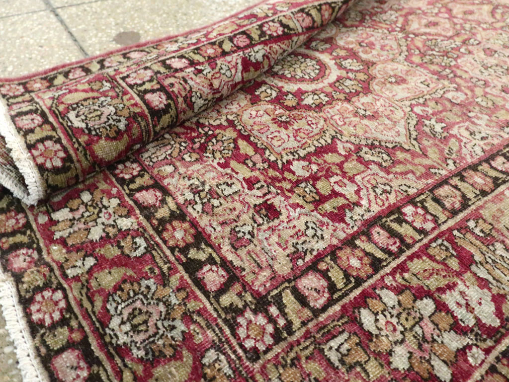 Antique Persian Mashad Runner, No.20313 - Gsblank