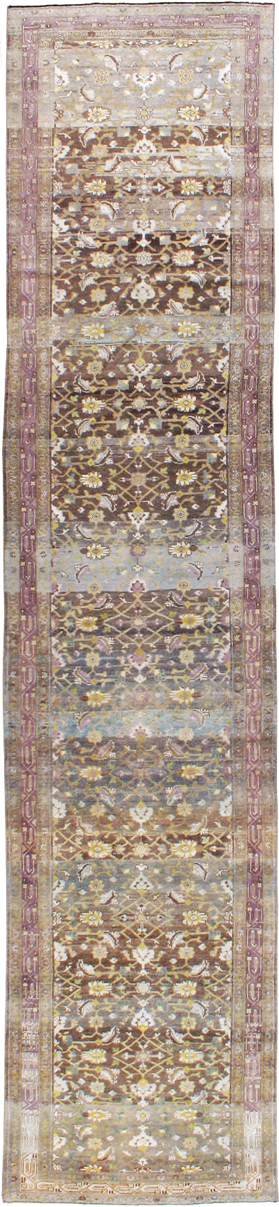 Vintage Persian Malayer Runner, No.20315 - Gsblank