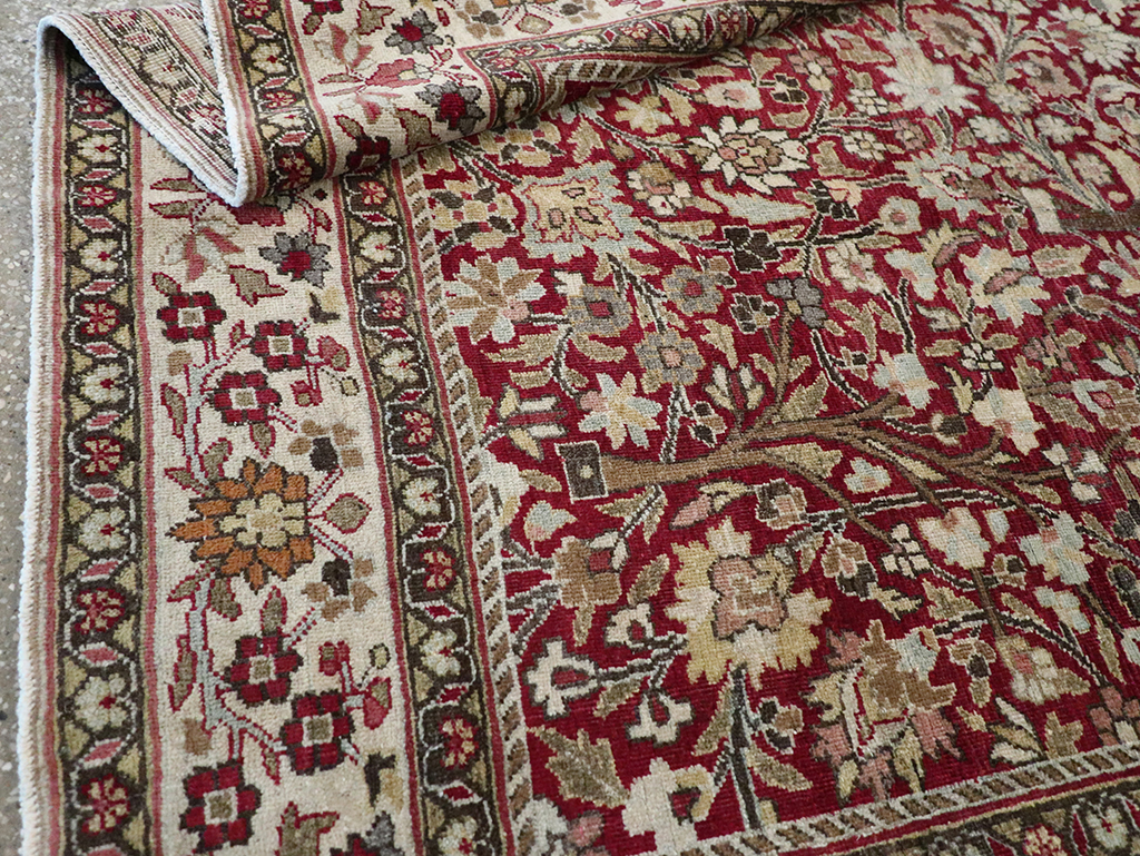 Vintage Persian Mashad Square Carpet, No.20328 - Gsblank