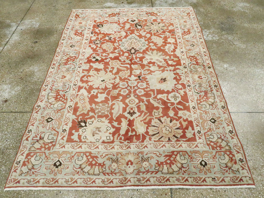 Vintage Persian Tabriz Rug, No.20329 - Gsblank