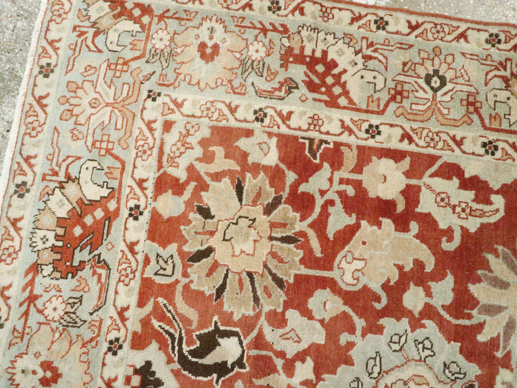 Vintage Persian Tabriz Rug, No.20329 - Gsblank