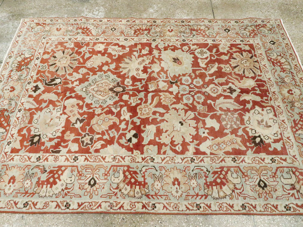 Vintage Persian Tabriz Rug, No.20329 - Gsblank