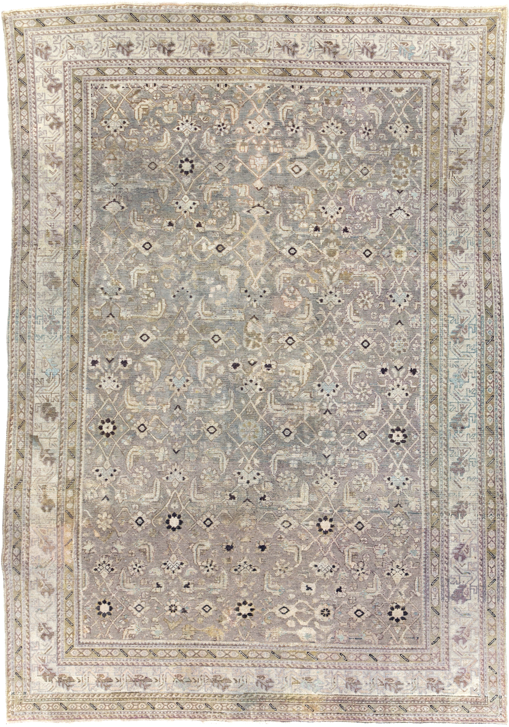 Vintage Persian Malayer Accent Carpet, No.20344 - Gsblank