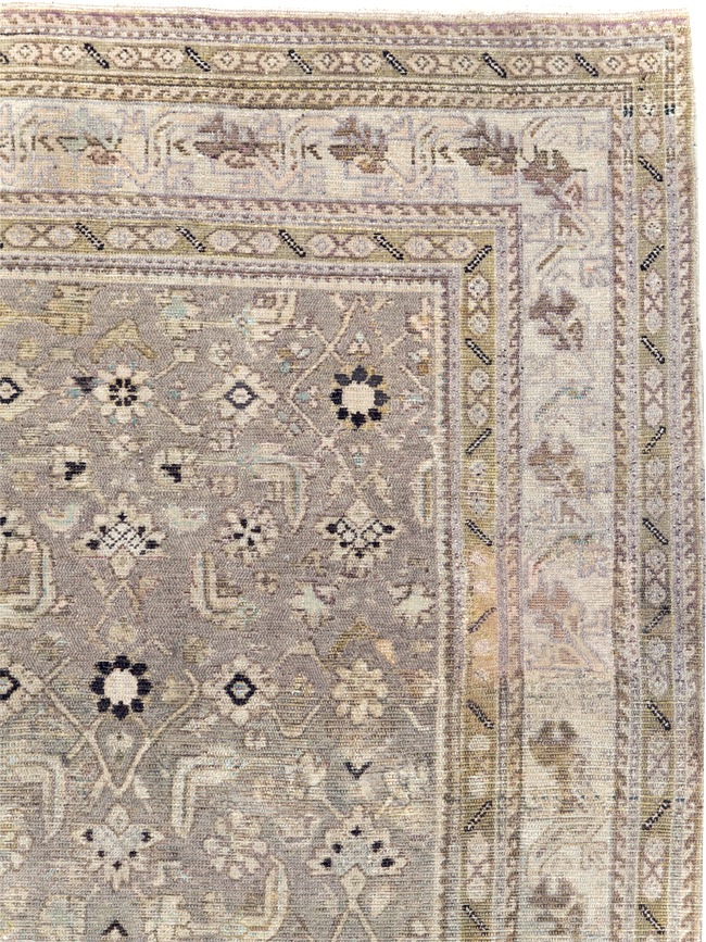 Vintage Persian Malayer Accent Carpet, No.20344 - Gsblank