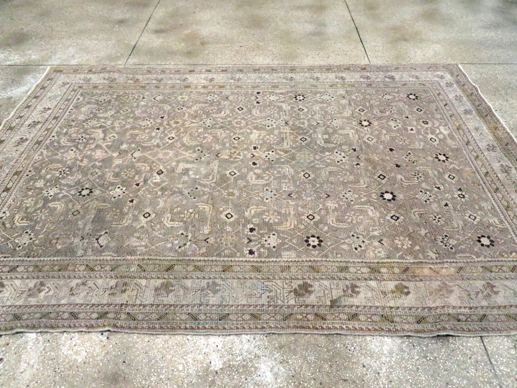 Vintage Persian Malayer Accent Carpet, No.20344 - Gsblank