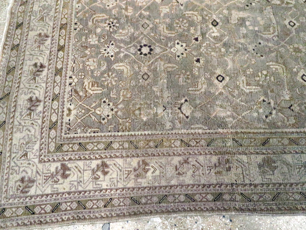 Vintage Persian Malayer Accent Carpet, No.20344 - Gsblank