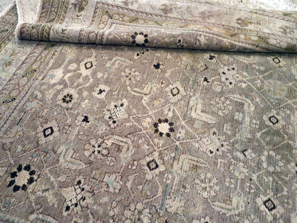 Vintage Persian Malayer Accent Carpet, No.20344 - Gsblank