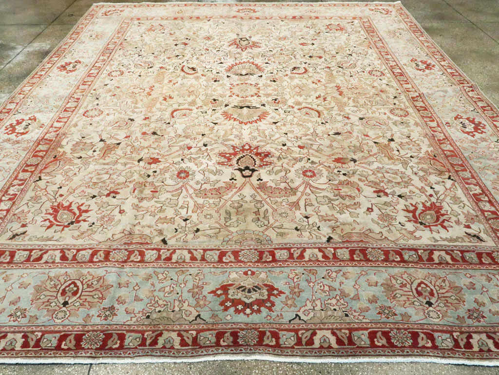 Antique Persian Tabriz Carpet, No.20357 - Gsblank
