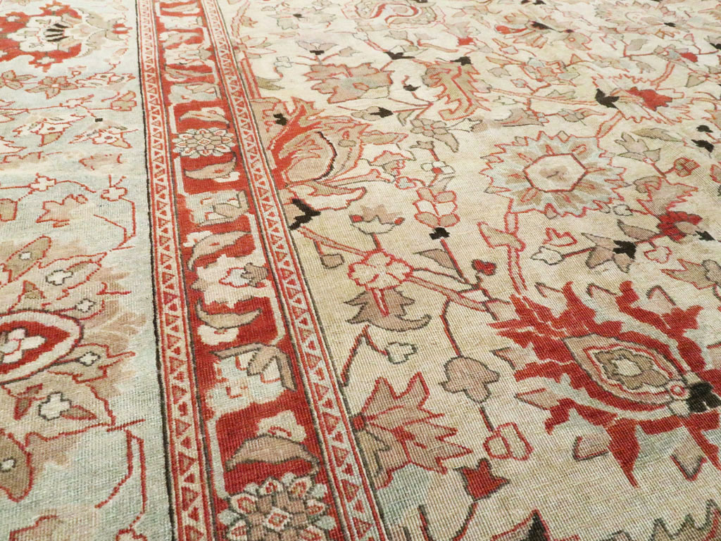 Antique Persian Tabriz Carpet, No.20357 - Gsblank