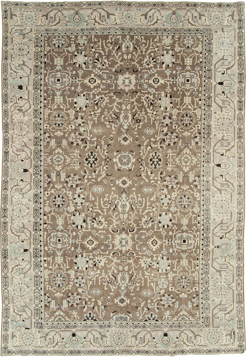 Vintage Persian Malayer Room Size Carpet, No.20388 - Gsblank