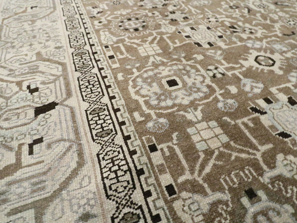 Vintage Persian Malayer Room Size Carpet, No.20388 - Gsblank