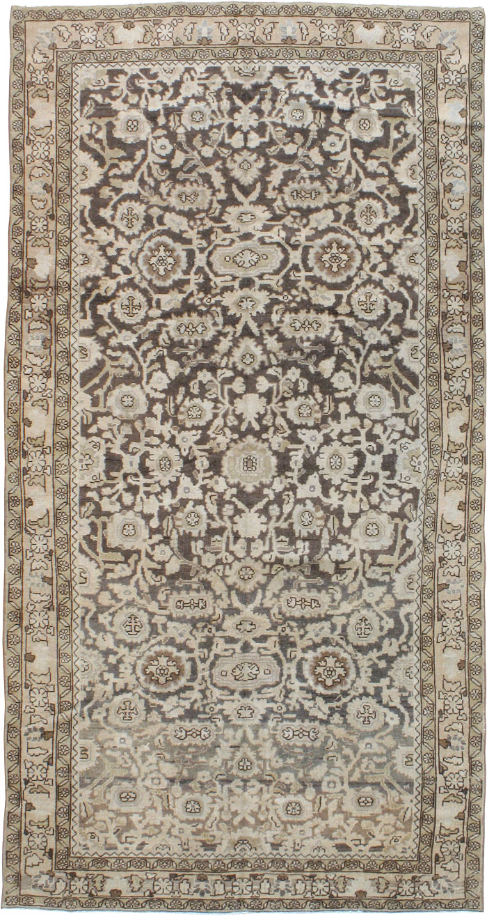 Vintage Persian Malayer Gallery Carpet, No.20393 - Gsblank