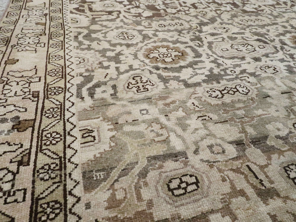 Vintage Persian Malayer Gallery Carpet, No.20393 - Gsblank