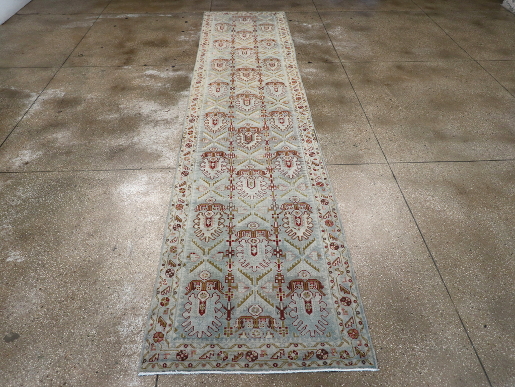 Vintage Persian Malayer Runner, No.20400 - Gsblank
