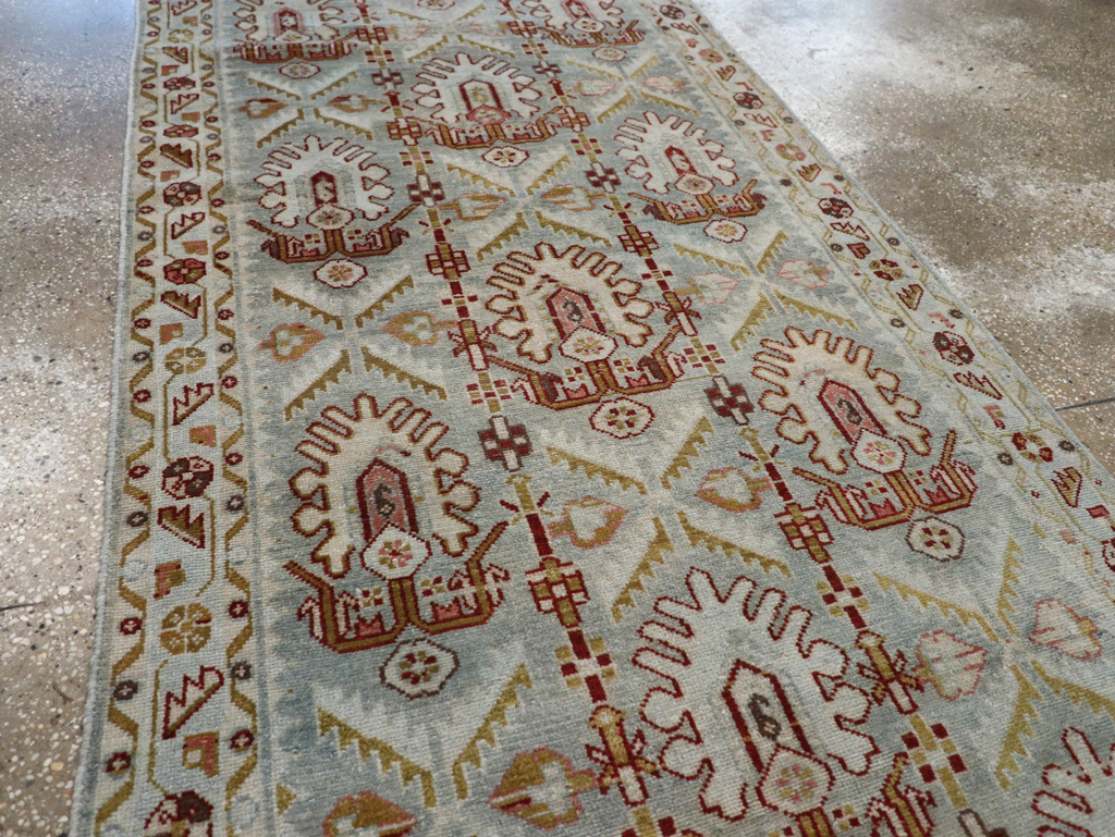 Vintage Persian Malayer Runner, No.20400 - Gsblank