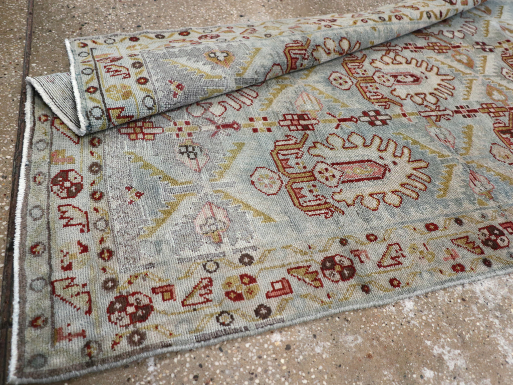 Vintage Persian Malayer Runner, No.20400 - Gsblank