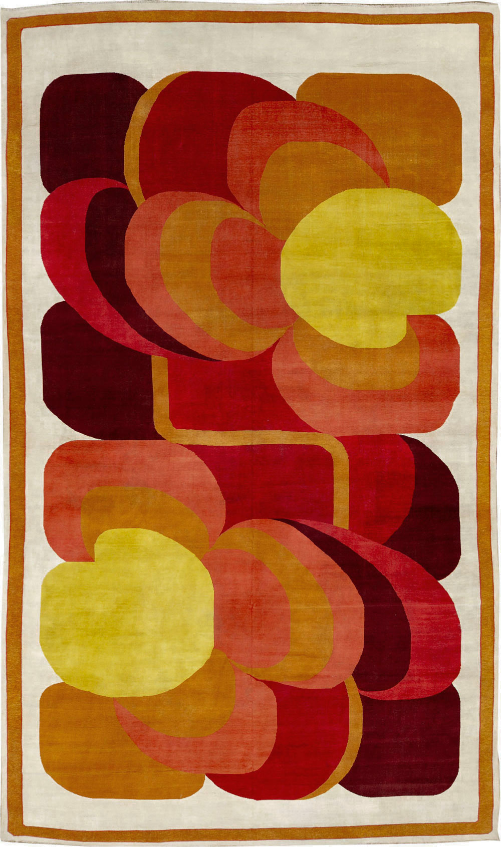 Vintage French Art Deco Oversize Carpet, No.20405 - Gsblank