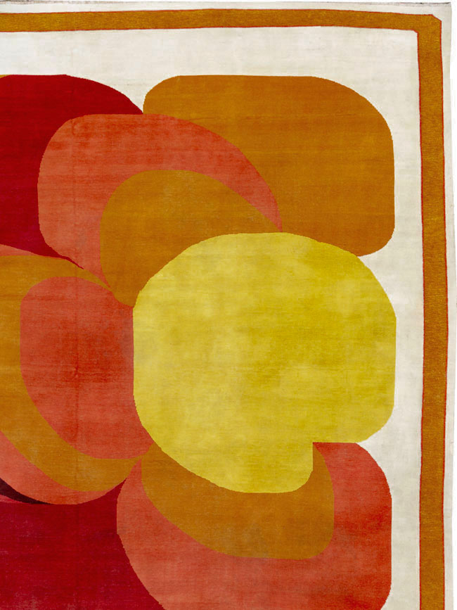 Vintage French Art Deco Oversize Carpet, No.20405 - Gsblank