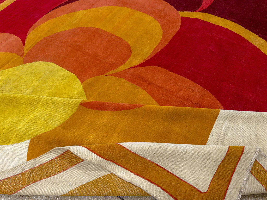 Vintage French Art Deco Oversize Carpet, No.20405 - Gsblank
