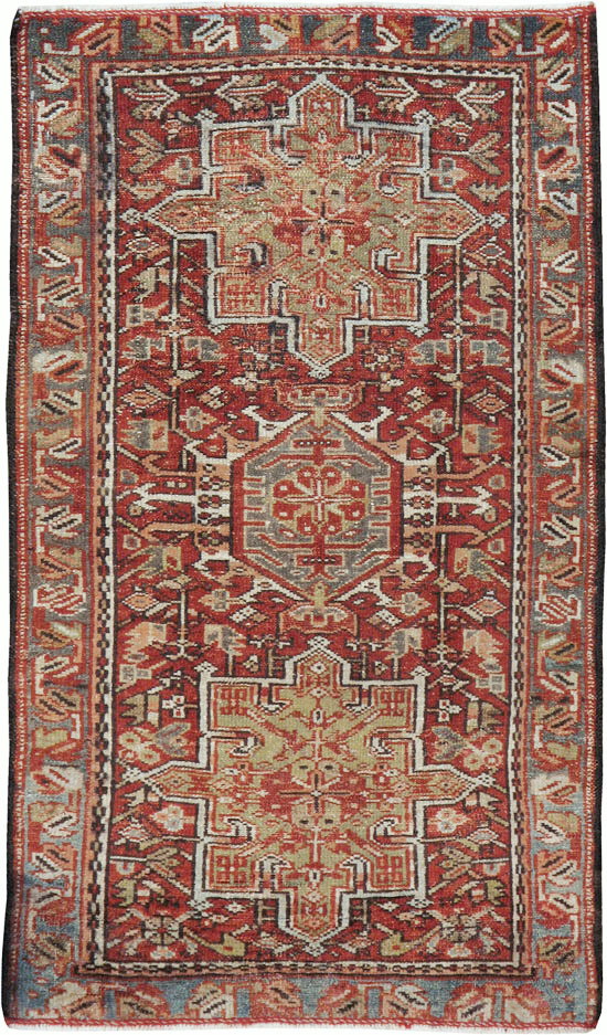 Vintage Persian Karajeh Rug, No.20407 - Gsblank