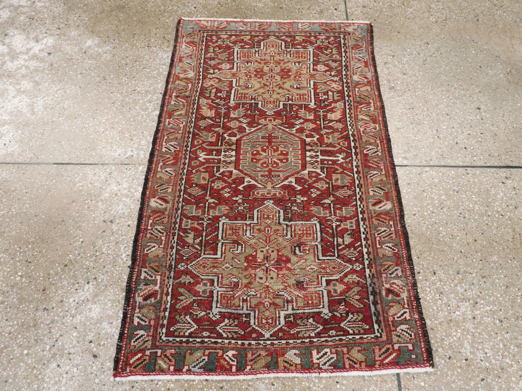 Vintage Persian Karajeh Rug, No.20407 - Gsblank
