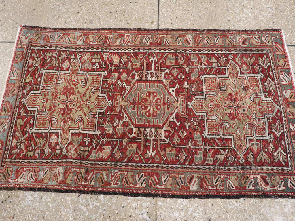 Vintage Persian Karajeh Rug, No.20407 - Gsblank
