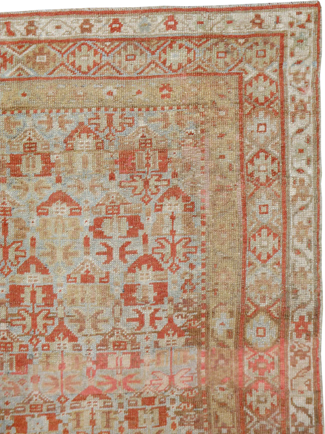 Vintage Persian Kurdish Runner, No.20411 - Gsblank
