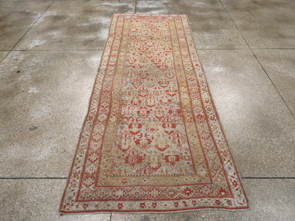 Vintage Persian Kurdish Runner, No.20411 - Gsblank
