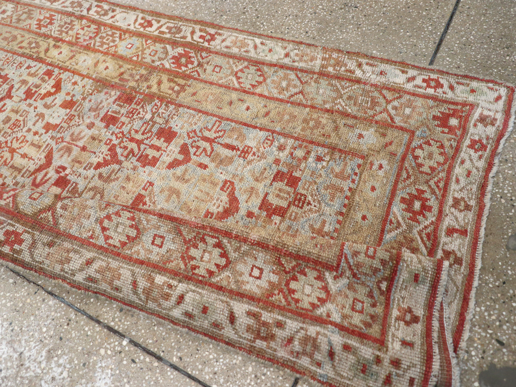 Vintage Persian Kurdish Runner, No.20411 - Gsblank