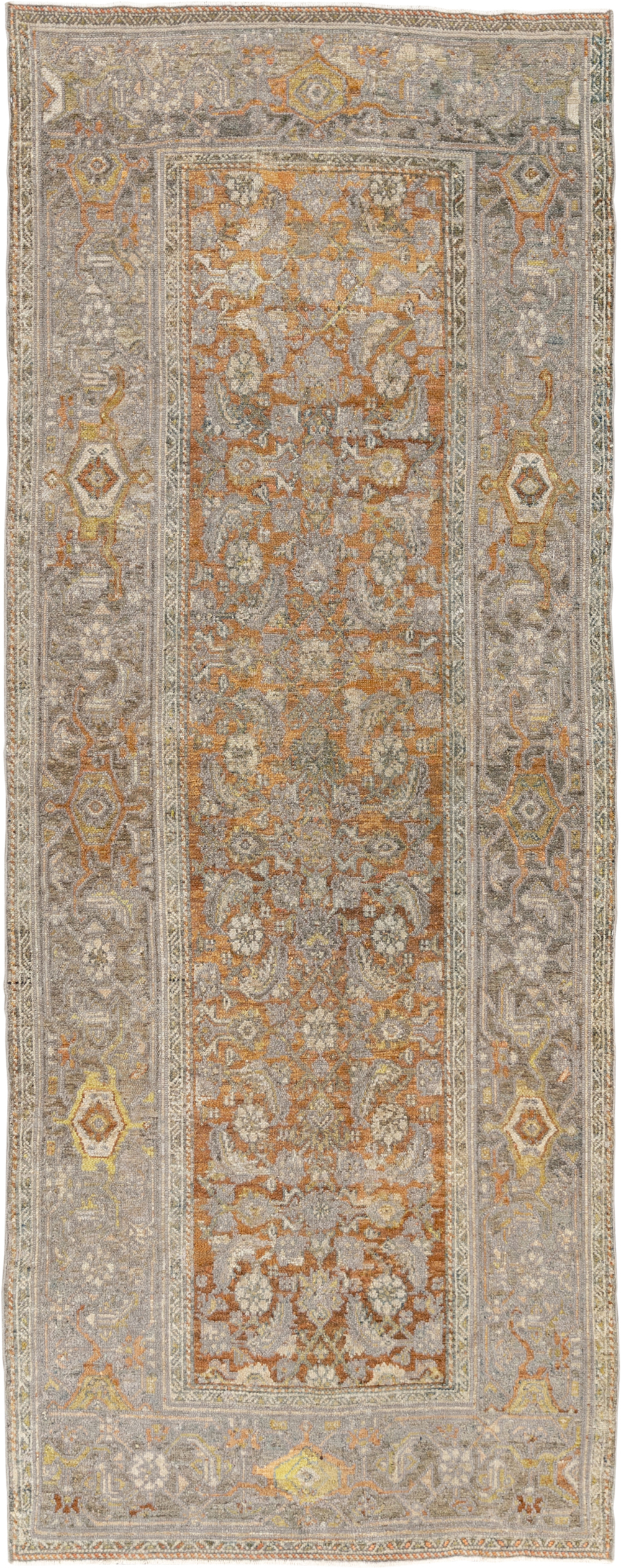 Antique Persian Kurdish Small Gallery Rug, No.20420 - Gsblank
