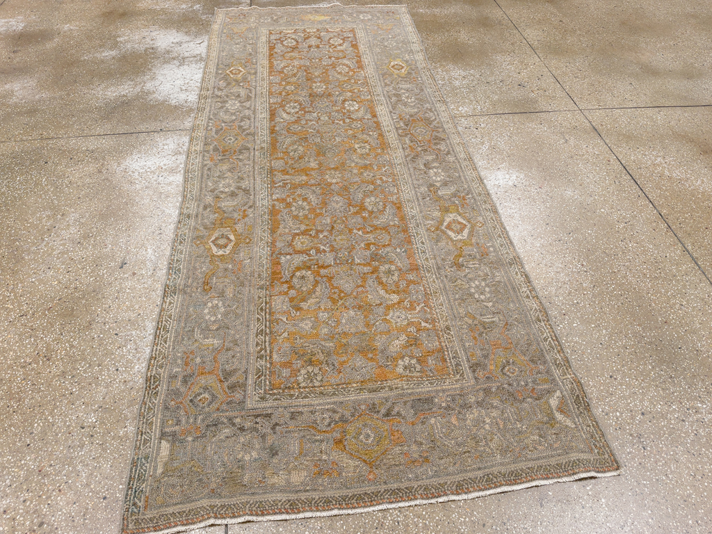 Antique Persian Kurdish Small Gallery Rug, No.20420 - Gsblank