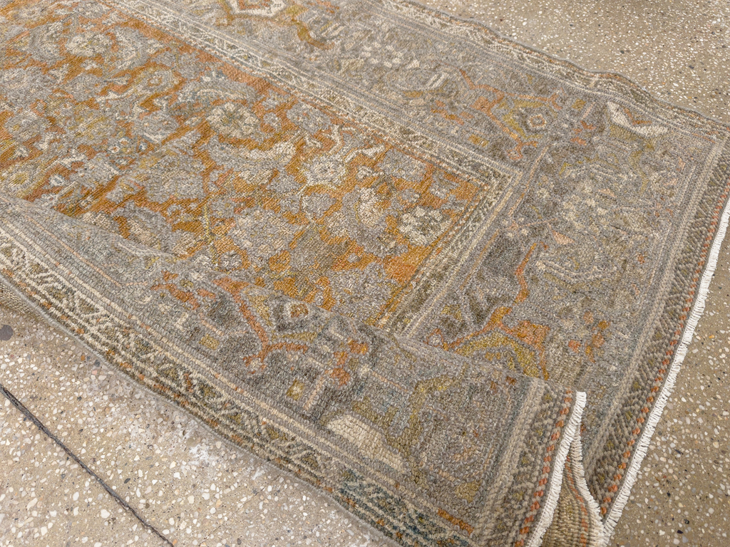 Antique Persian Kurdish Small Gallery Rug, No.20420 - Gsblank