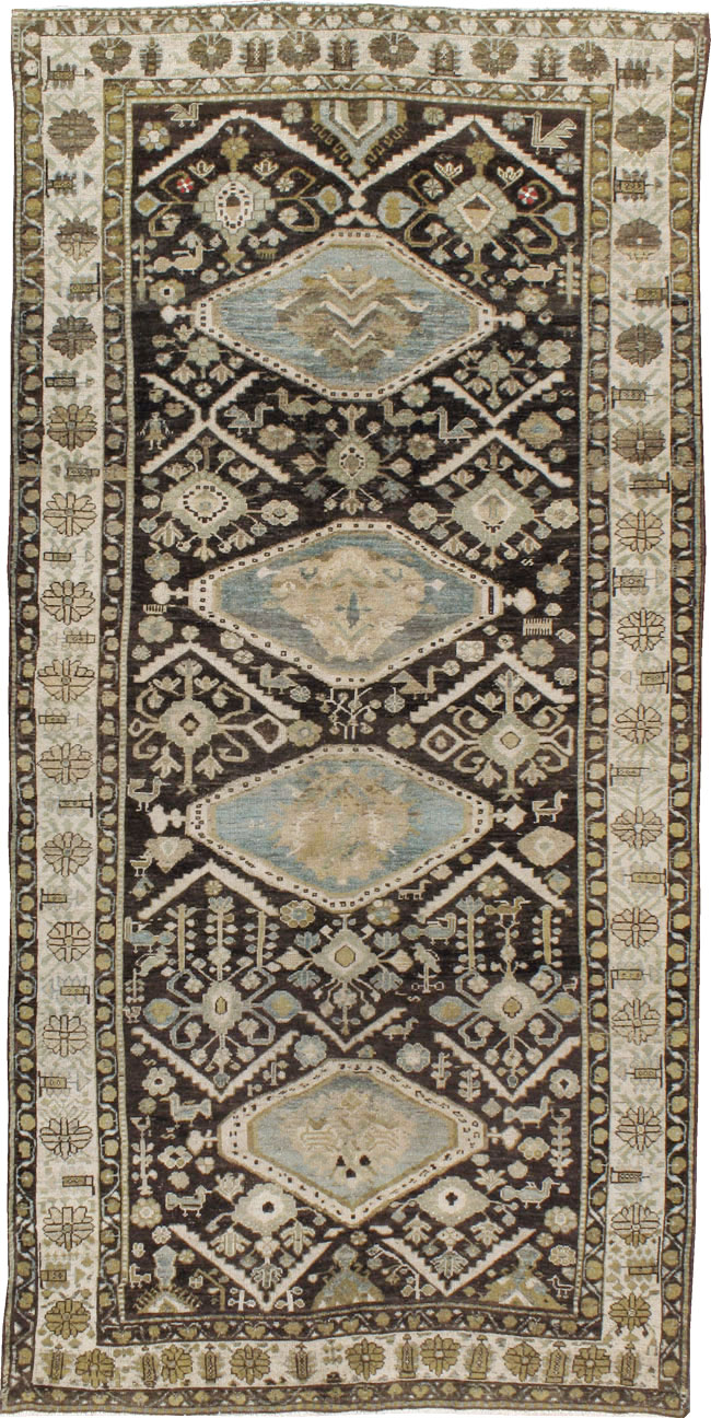 Antique Persian Kurdish Rug, No.20424 - Gsblank