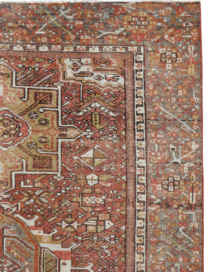 Vintage Persian Karajeh Rug, No.20425 - Gsblank