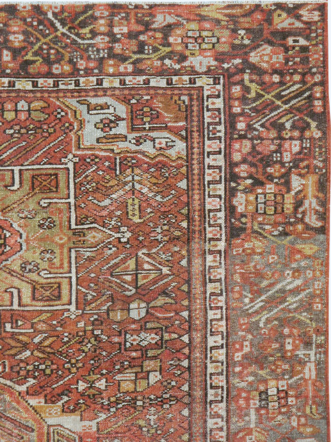 Vintage Persian Karajeh Rug, No.20425 - Gsblank