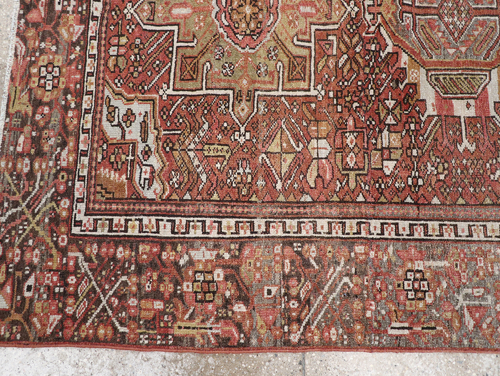 Vintage Persian Karajeh Rug, No.20425 - Gsblank