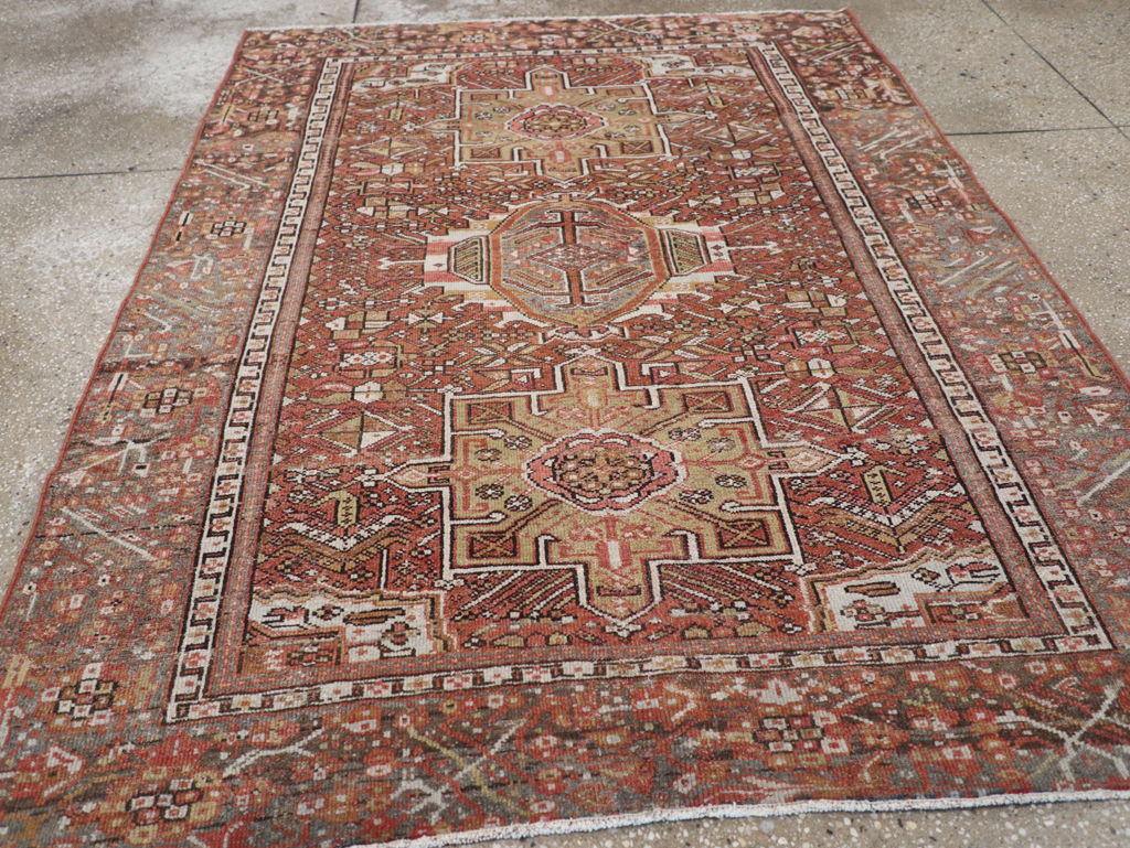 Vintage Persian Karajeh Rug, No.20425 - Gsblank