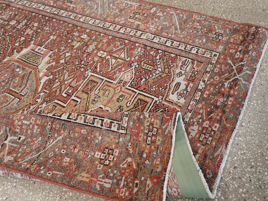 Vintage Persian Karajeh Rug, No.20425 - Gsblank