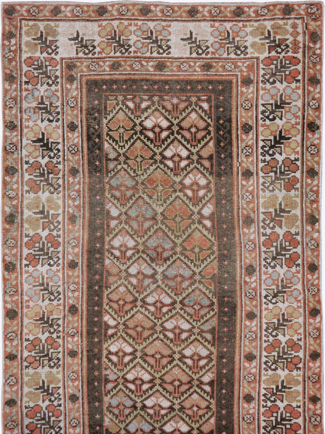 Vintage Persian Kurdish Runner, No.20435 - Gsblank