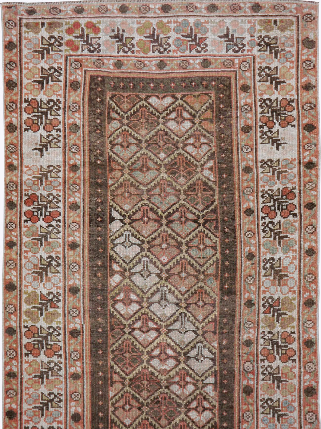 Vintage Persian Kurdish Runner, No.20435 - Gsblank