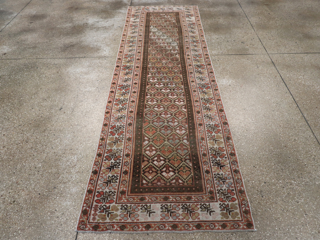 Vintage Persian Kurdish Runner, No.20435 - Gsblank