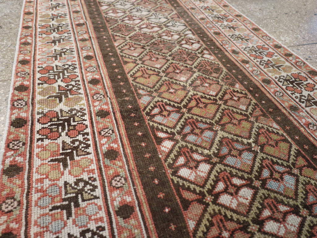Vintage Persian Kurdish Runner, No.20435 - Gsblank
