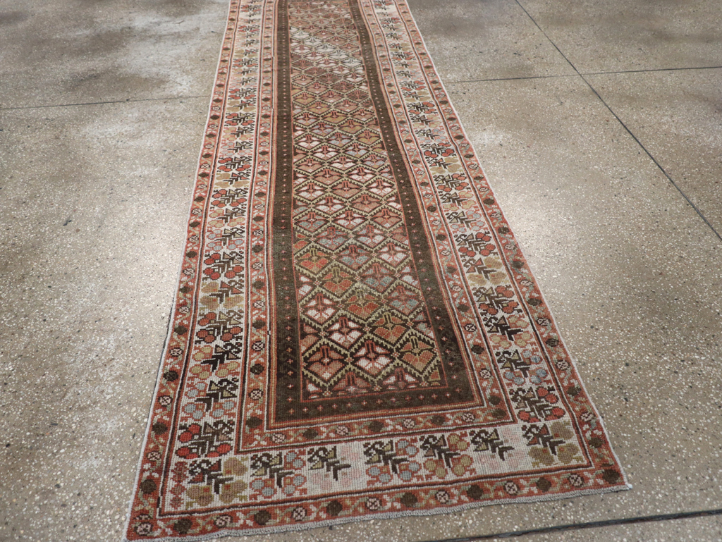 Vintage Persian Kurdish Runner, No.20435 - Gsblank