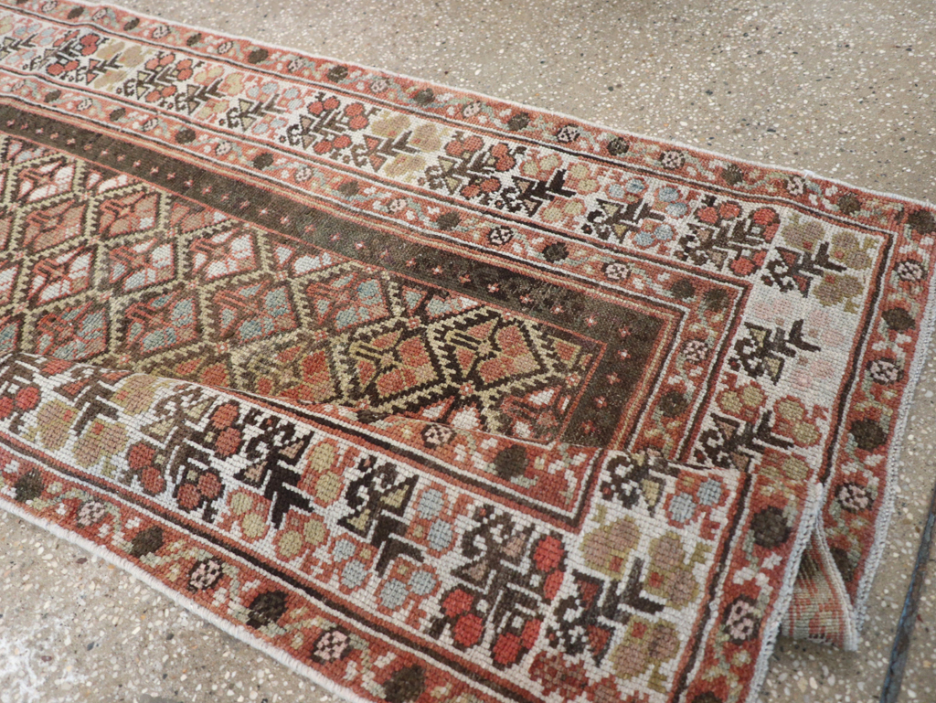 Vintage Persian Kurdish Runner, No.20435 - Gsblank