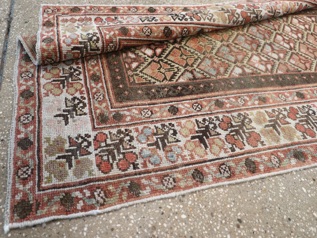 Vintage Persian Kurdish Runner, No.20435 - Gsblank