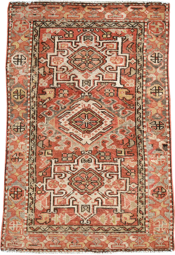 Vintage Persian Karajeh Rug, No.20436 - Gsblank
