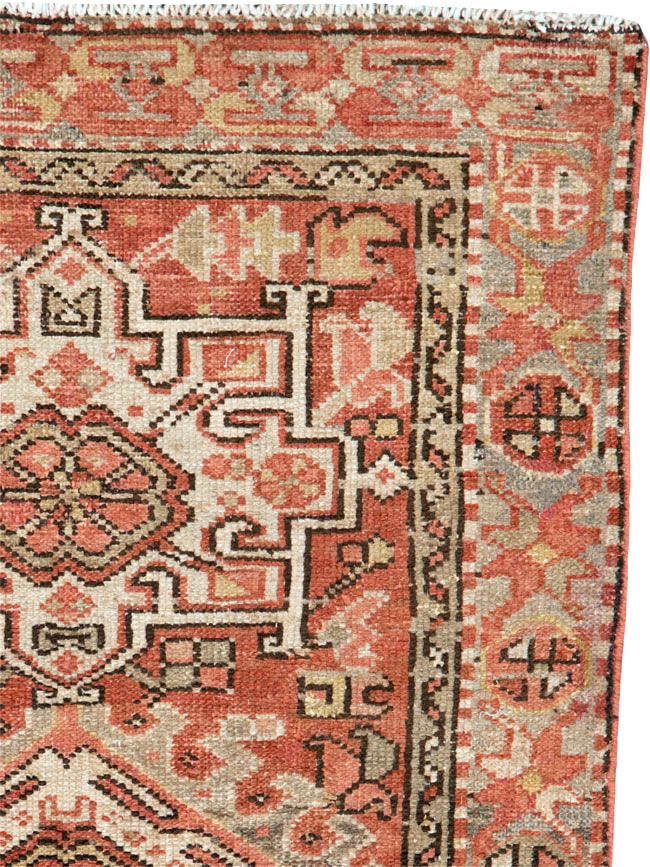 Vintage Persian Karajeh Rug, No.20436 - Gsblank