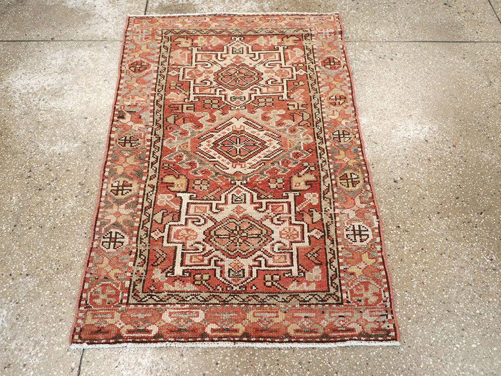 Vintage Persian Karajeh Rug, No.20436 - Gsblank